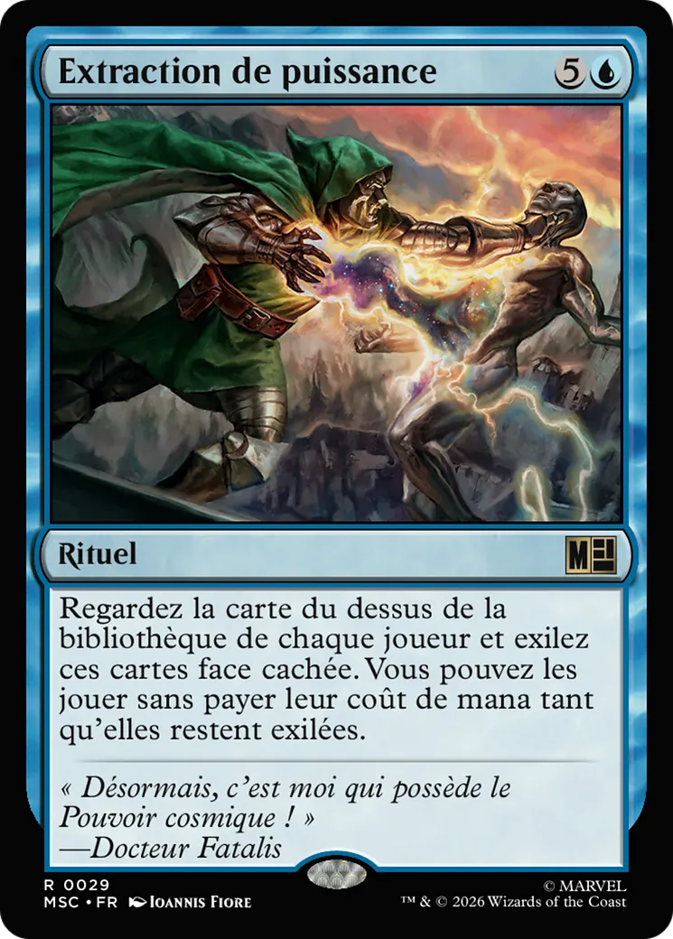 Extraction de puissance — Marvel Super Heroes Commander — Magic: The Gathering