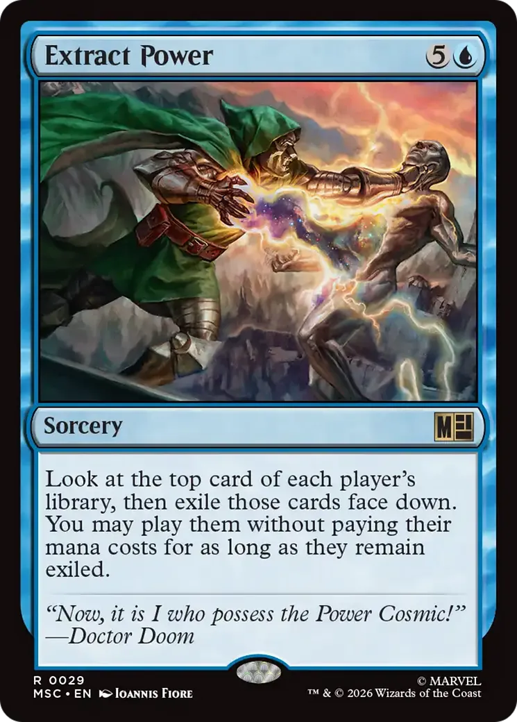 Extraction de puissance — Marvel Super Heroes Commander — Magic: The Gathering