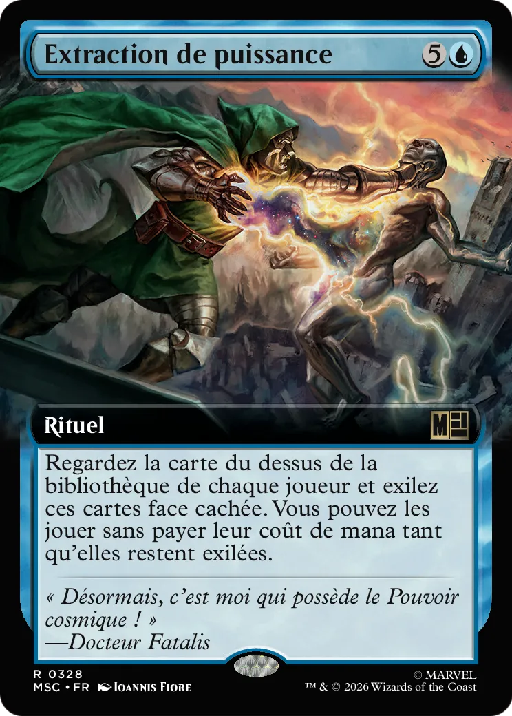 Extraction de puissance — Marvel Super Heroes Commander — Magic: The Gathering