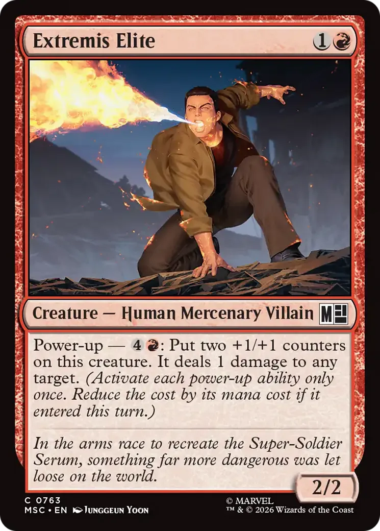Élite de l'Extremis — Marvel Super Heroes Commander — Magic: The Gathering