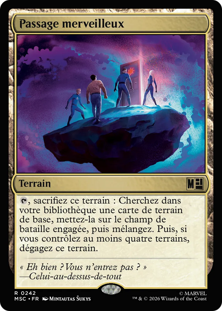 Passage merveilleux — Marvel Super Heroes Commander — Magic: The Gathering