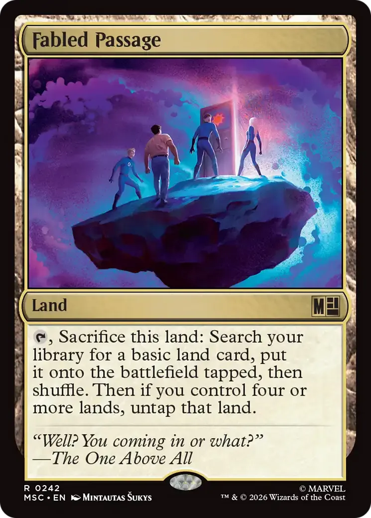 Fabled Passage from Marvel Super Heroes Commander - Magic: The Gathering