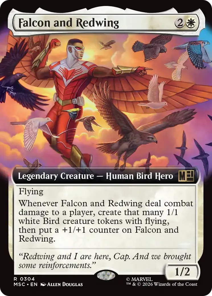 Falcon and Redwing — Marvel Super Heroes Commander — Magic: The Gathering