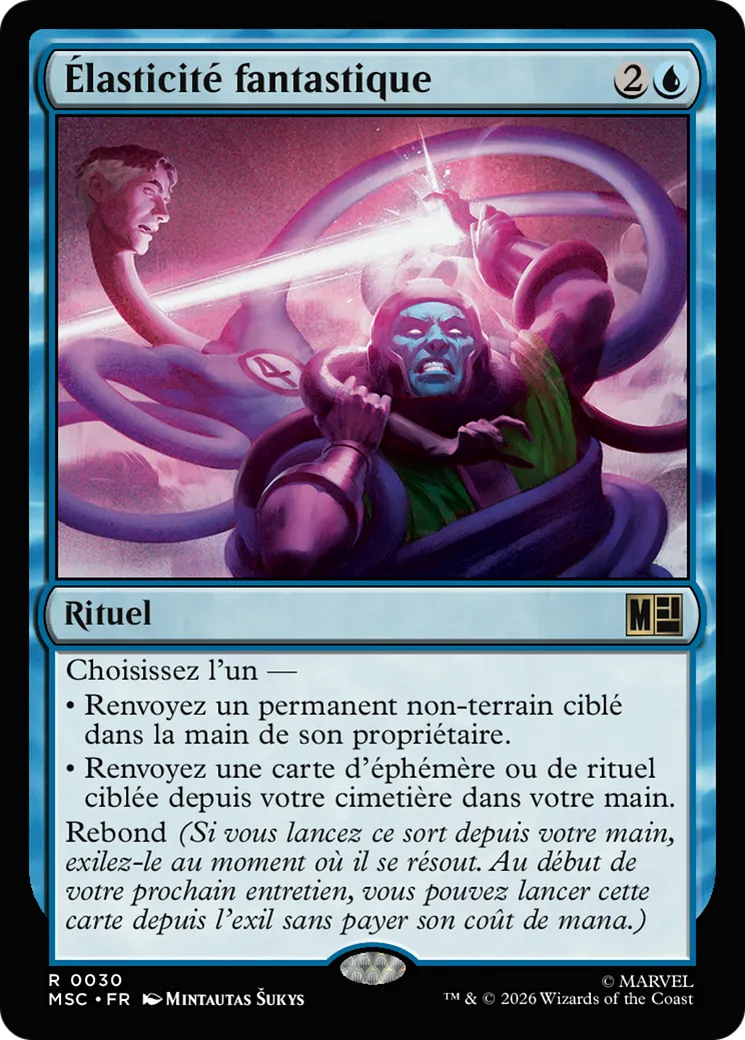 Élasticité fantastique — Marvel Super Heroes Commander — Magic: The Gathering
