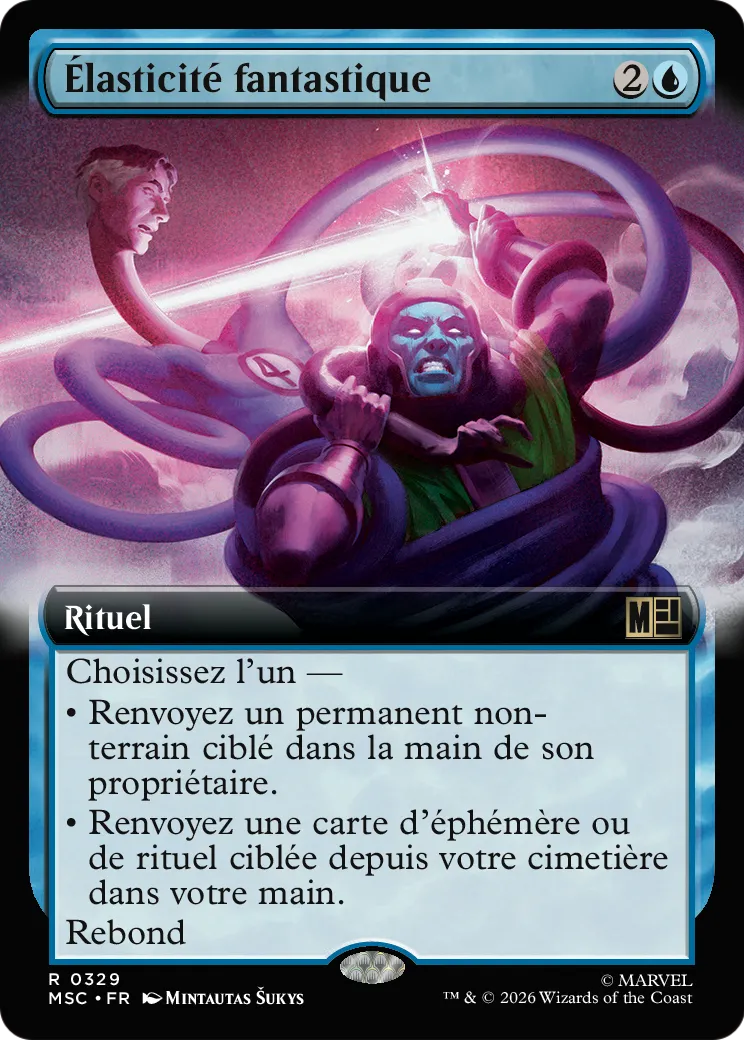 Élasticité fantastique — Marvel Super Heroes Commander — Magic: The Gathering
