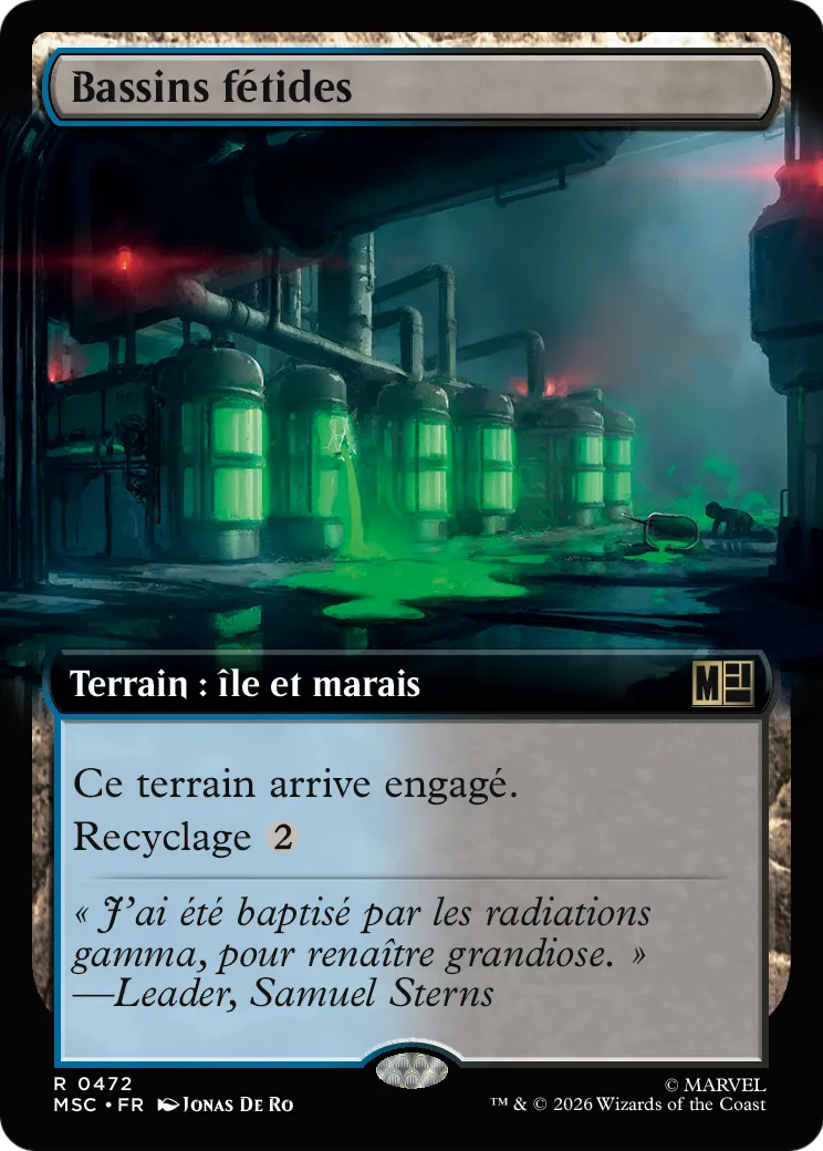 Bassins fétides — Marvel Super Heroes Commander — Magic: The Gathering