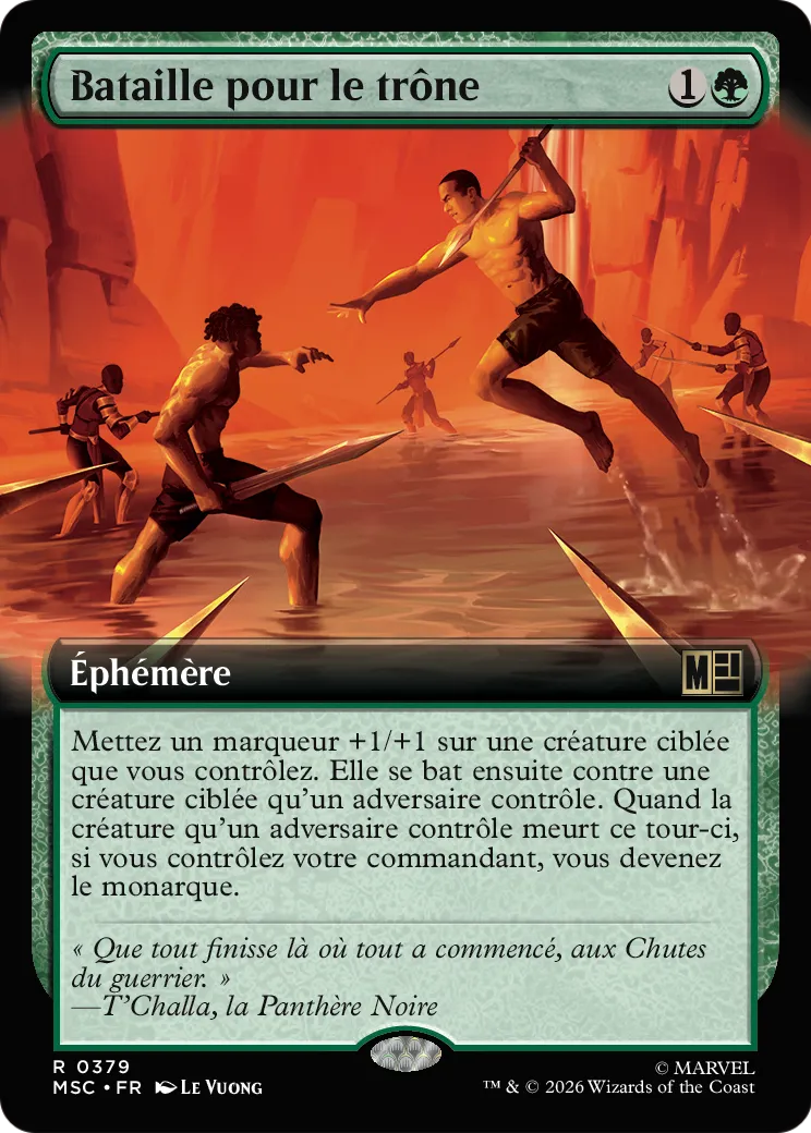 Bataille pour le trône — Marvel Super Heroes Commander — Magic: The Gathering