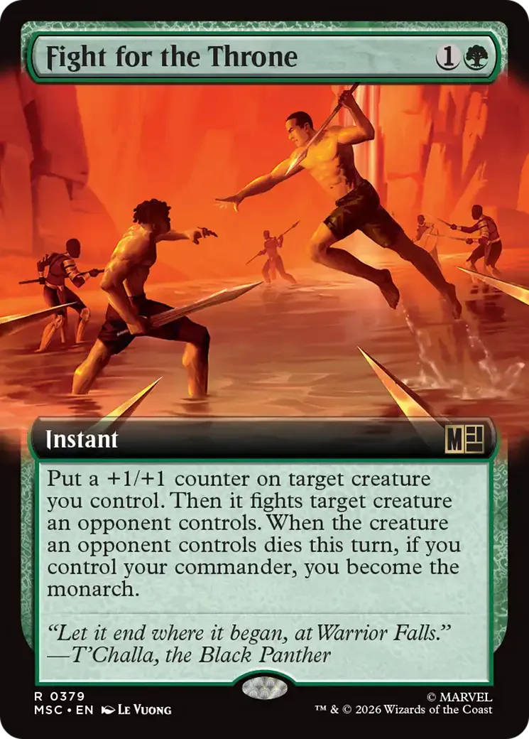 Fight for the Throne — Marvel Super Heroes Commander — Magic: The Gathering