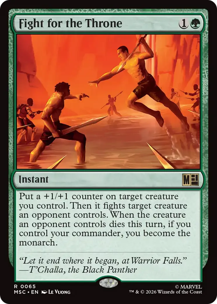 Bataille pour le trône — Marvel Super Heroes Commander — Magic: The Gathering