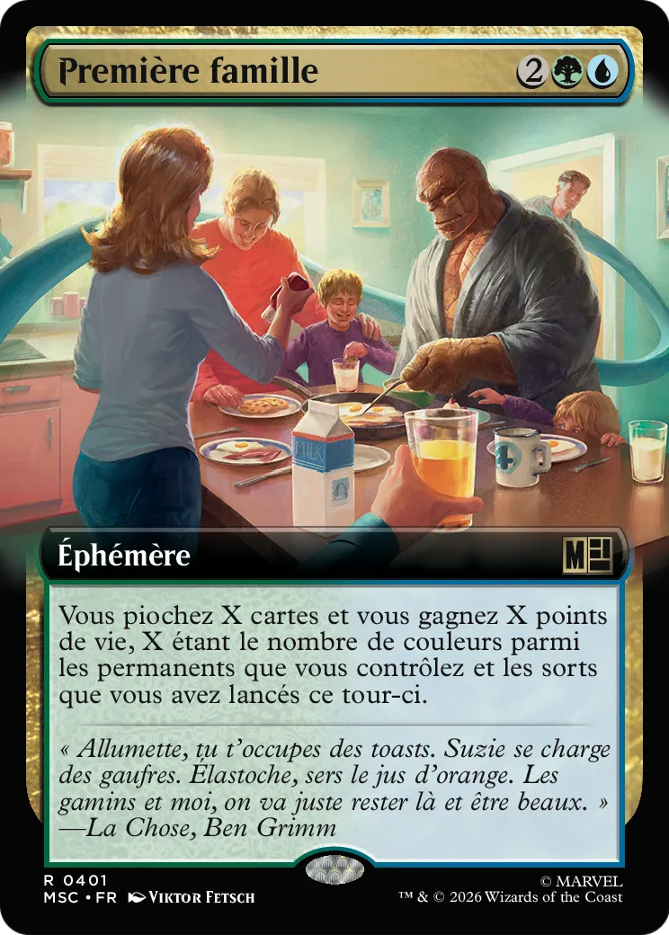 Première famille — Marvel Super Heroes Commander — Magic: The Gathering