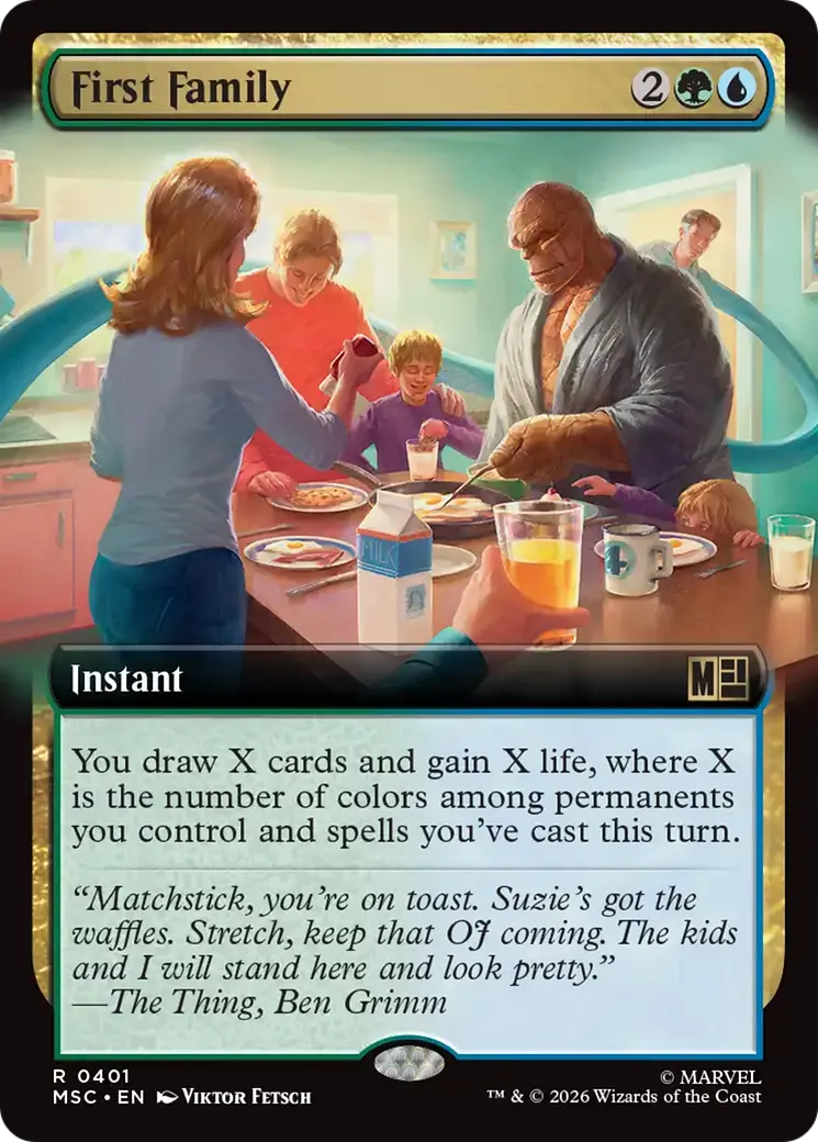 First Family — Marvel Super Heroes Commander — Magic: The Gathering