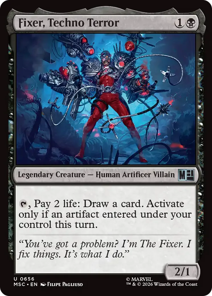 Fixer, terreur technologique — Marvel Super Heroes Commander — Magic: The Gathering