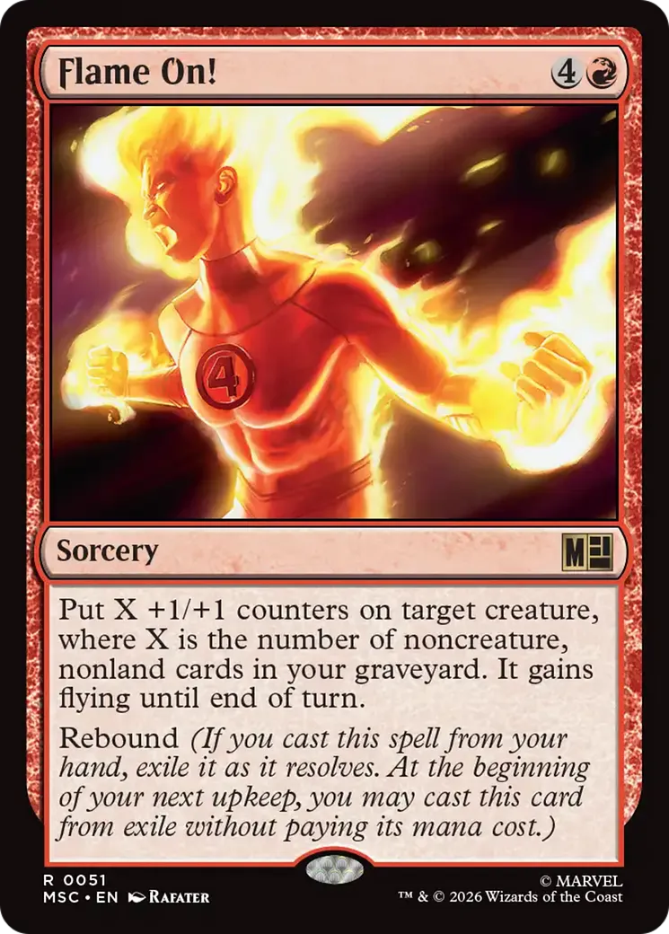 Flame On! from Marvel Super Heroes Commander - Magic: The Gathering