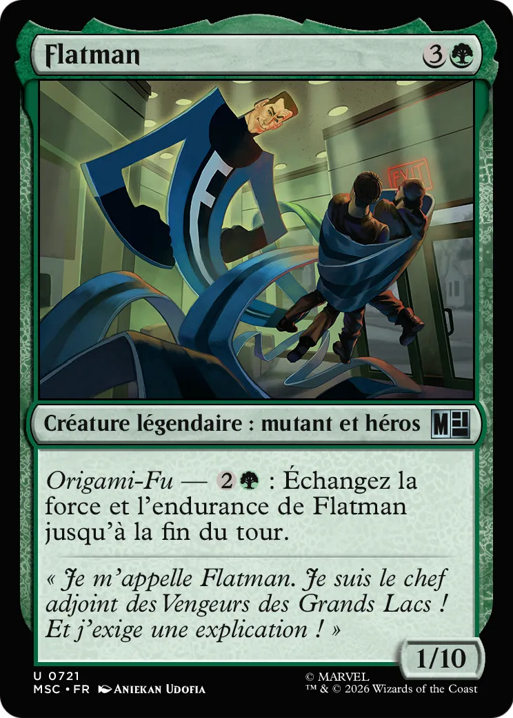 Flatman — Marvel Super Heroes Commander — Magic: The Gathering