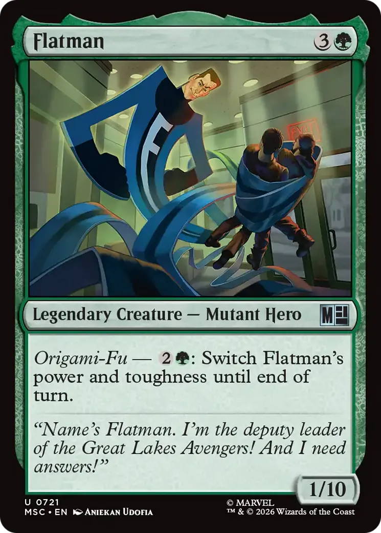 Flatman — Marvel Super Heroes Commander — Magic: The Gathering