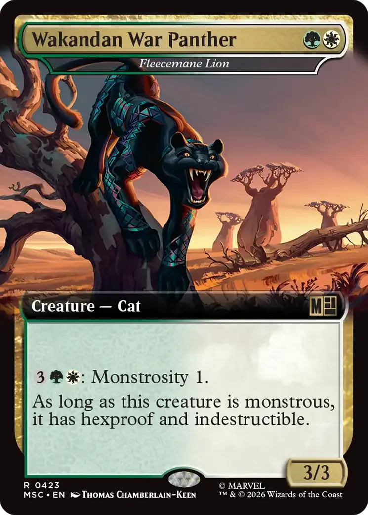 Fleecemane Lion — Marvel Super Heroes Commander — Magic: The Gathering