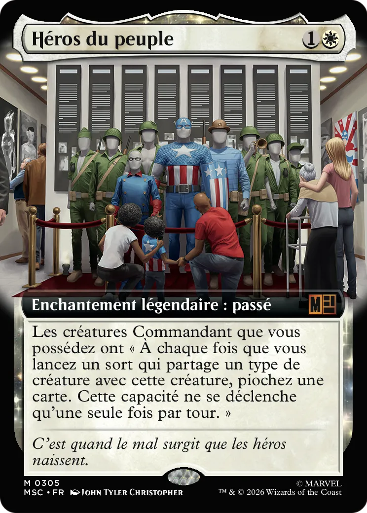 Héros du peuple — Marvel Super Heroes Commander — Magic: The Gathering