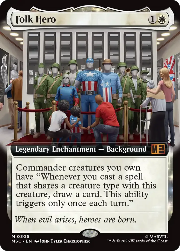 Folk Hero — Marvel Super Heroes Commander — Magic: The Gathering