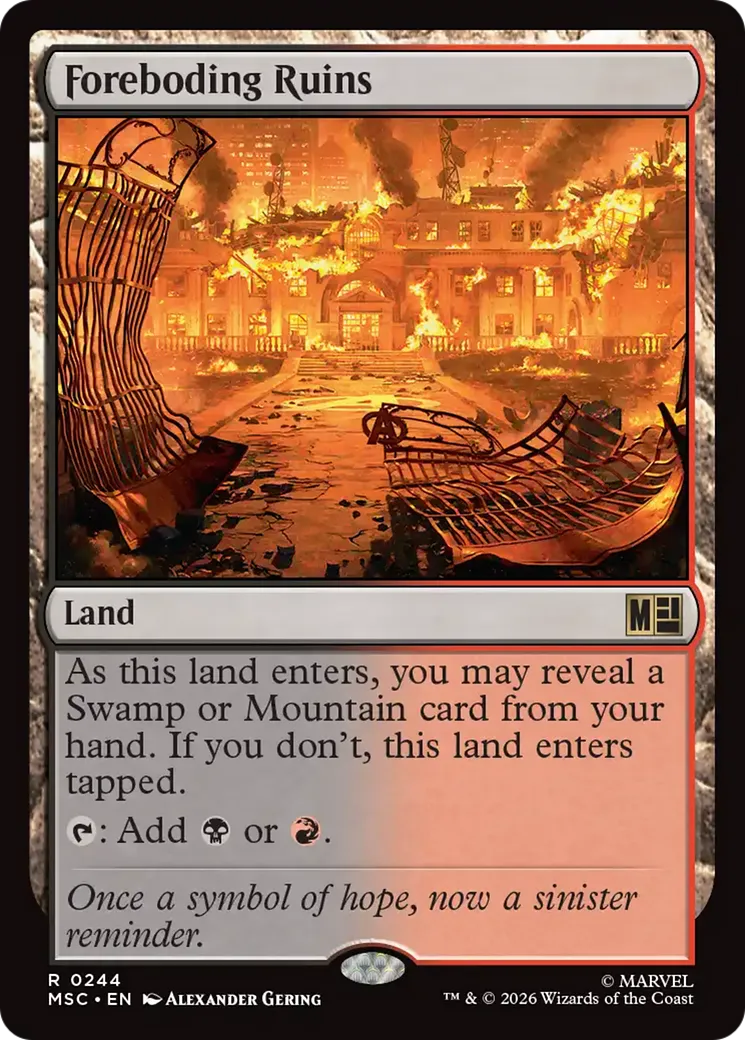 Ruines angoissantes — Marvel Super Heroes Commander — Magic: The Gathering