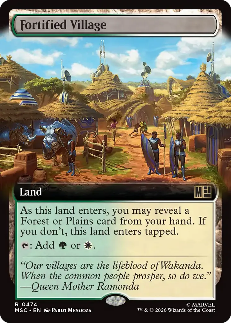 Fortified Village — Marvel Super Heroes Commander — Magic: The Gathering