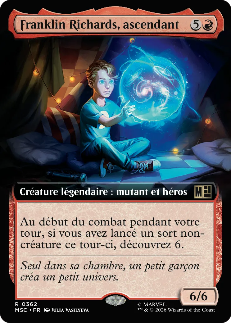 Franklin Richards, ascendant — Marvel Super Heroes Commander — Magic: The Gathering