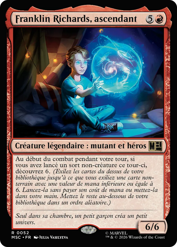Franklin Richards, ascendant — Marvel Super Heroes Commander — Magic: The Gathering