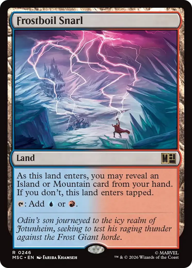 Frostboil Snarl — Marvel Super Heroes Commander — Magic: The Gathering
