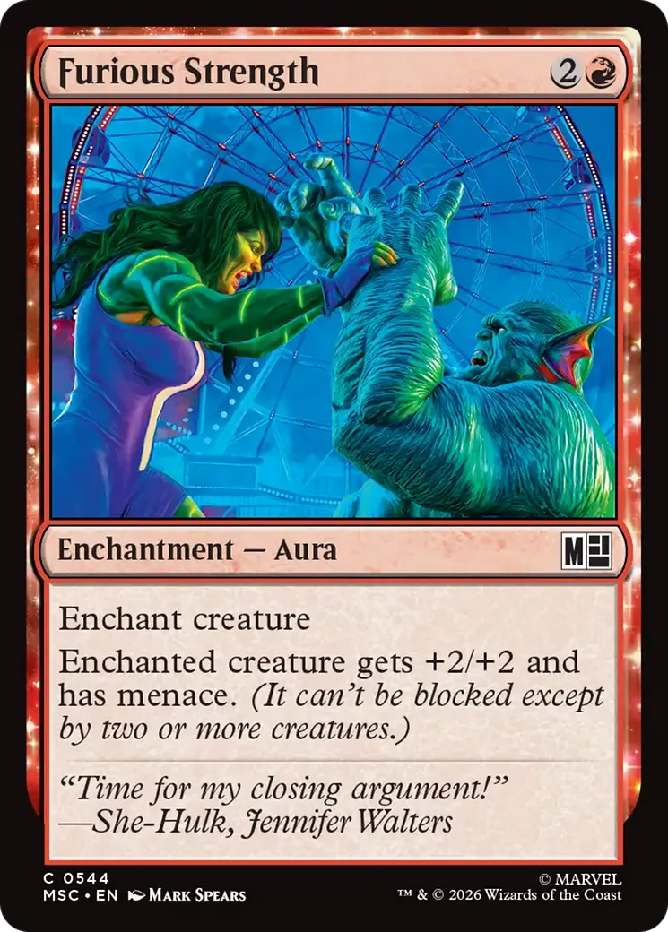Force furieuse — Marvel Super Heroes Commander — Magic: The Gathering