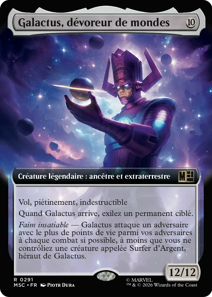 Galactus, dévoreur de mondes — Marvel Super Heroes Commander — Magic: The Gathering