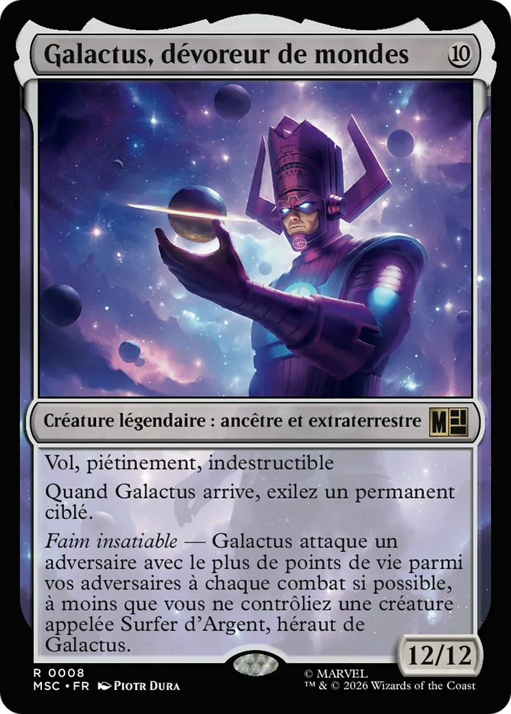 Galactus, dévoreur de mondes — Marvel Super Heroes Commander — Magic: The Gathering