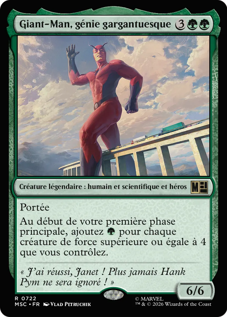 Giant-Man, génie gargantuesque — Marvel Super Heroes Commander — Magic: The Gathering