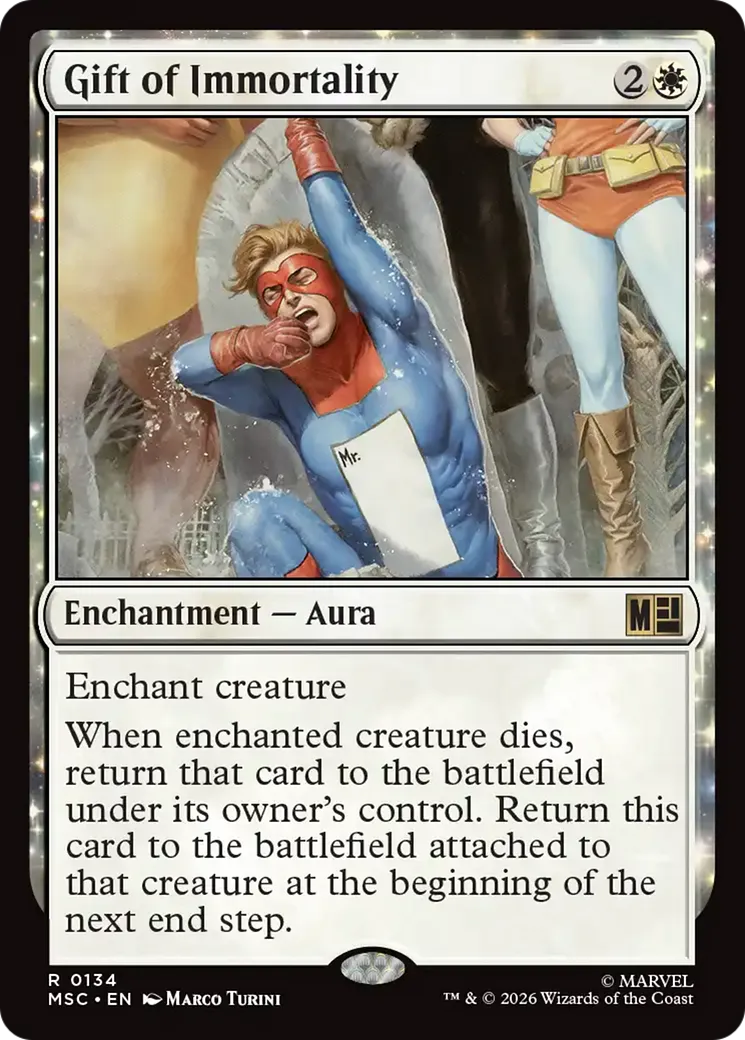 Don d'immortalité — Marvel Super Heroes Commander — Magic: The Gathering