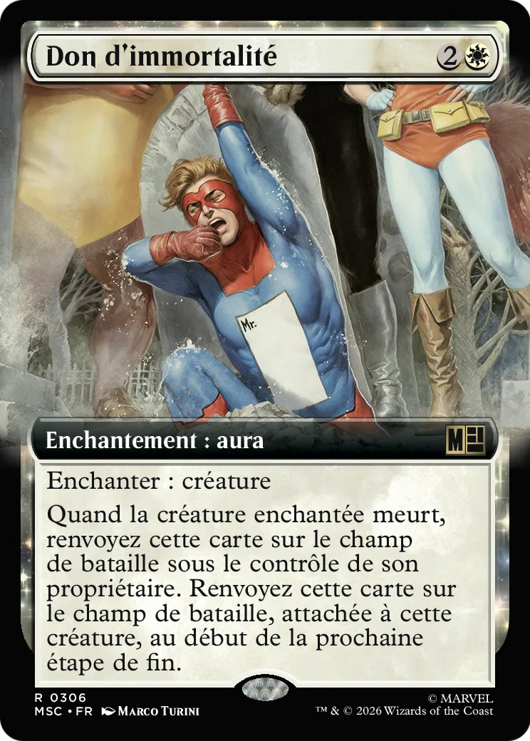 Don d'immortalité — Marvel Super Heroes Commander — Magic: The Gathering