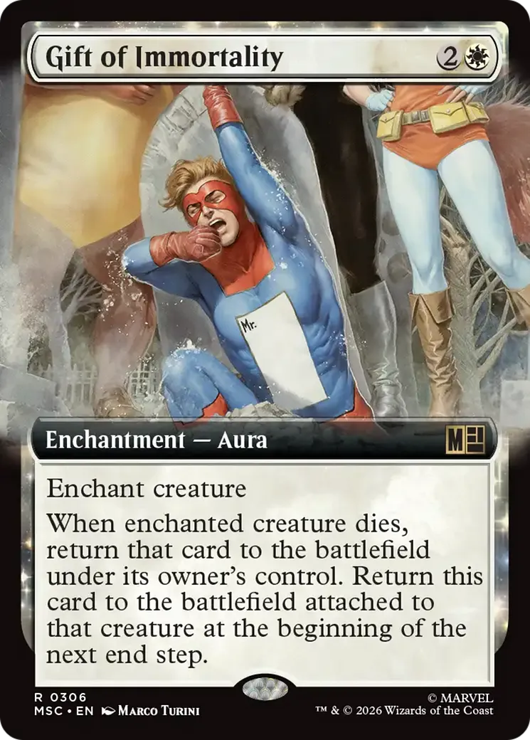 Gift of Immortality — Marvel Super Heroes Commander — Magic: The Gathering