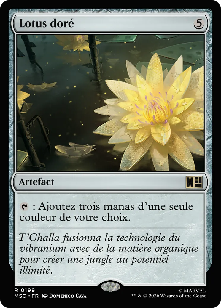 Lotus doré — Marvel Super Heroes Commander — Magic: The Gathering