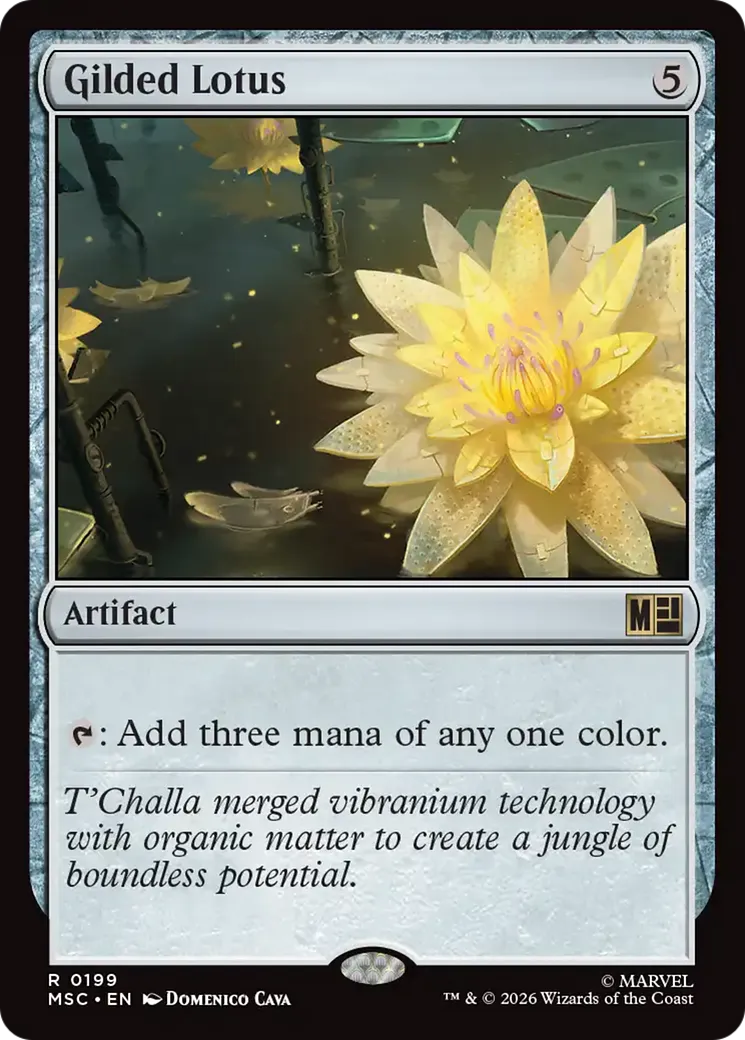 Lotus doré — Marvel Super Heroes Commander — Magic: The Gathering