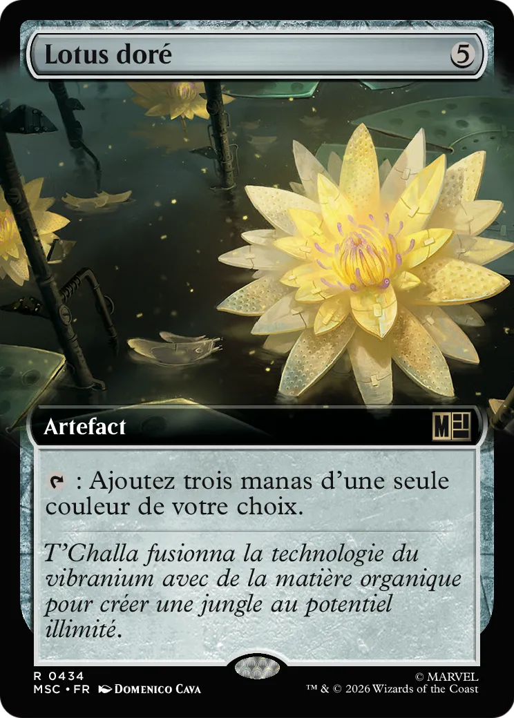Lotus doré — Marvel Super Heroes Commander — Magic: The Gathering