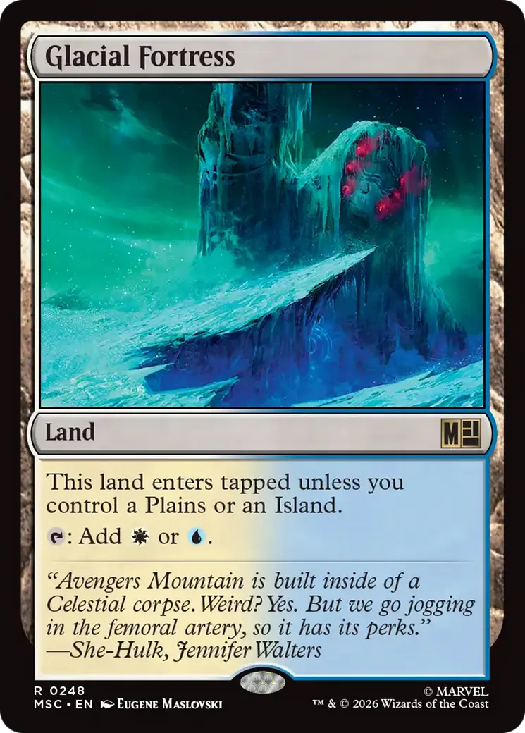 Forteresse glaciaire — Marvel Super Heroes Commander — Magic: The Gathering