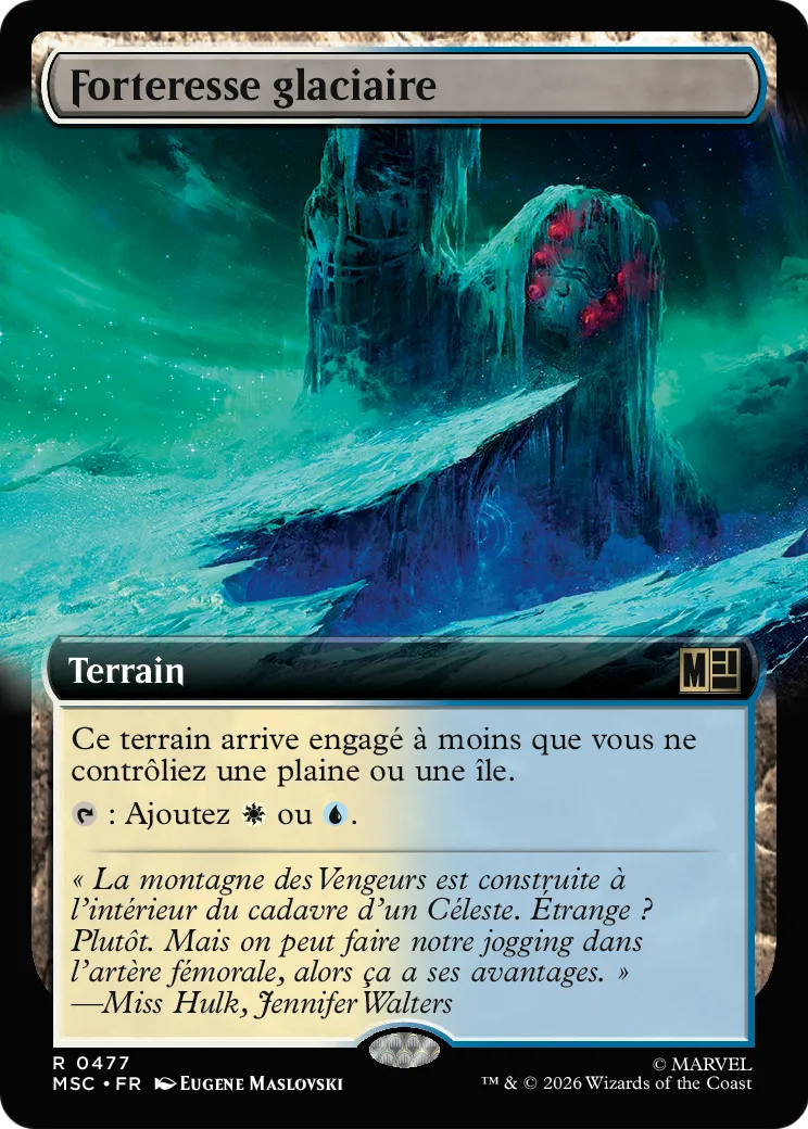 Forteresse glaciaire — Marvel Super Heroes Commander — Magic: The Gathering