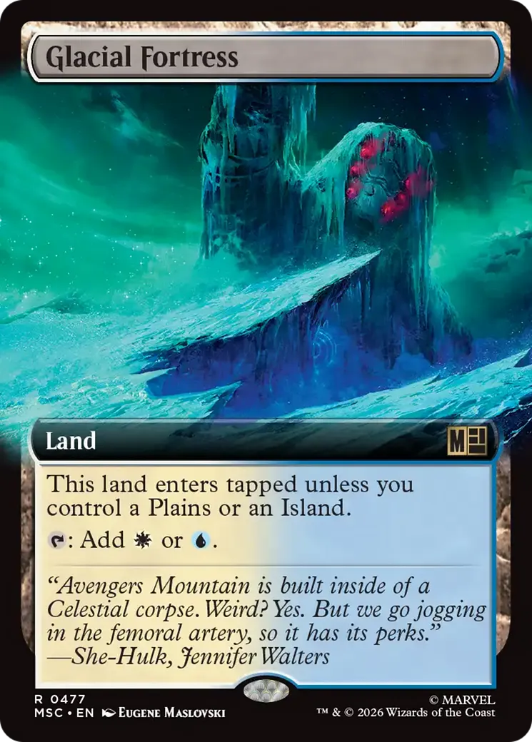 Glacial Fortress — Marvel Super Heroes Commander — Magic: The Gathering