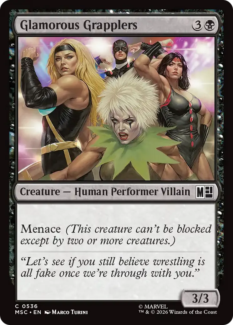 Les prestigieuses Grapplers — Marvel Super Heroes Commander — Magic: The Gathering