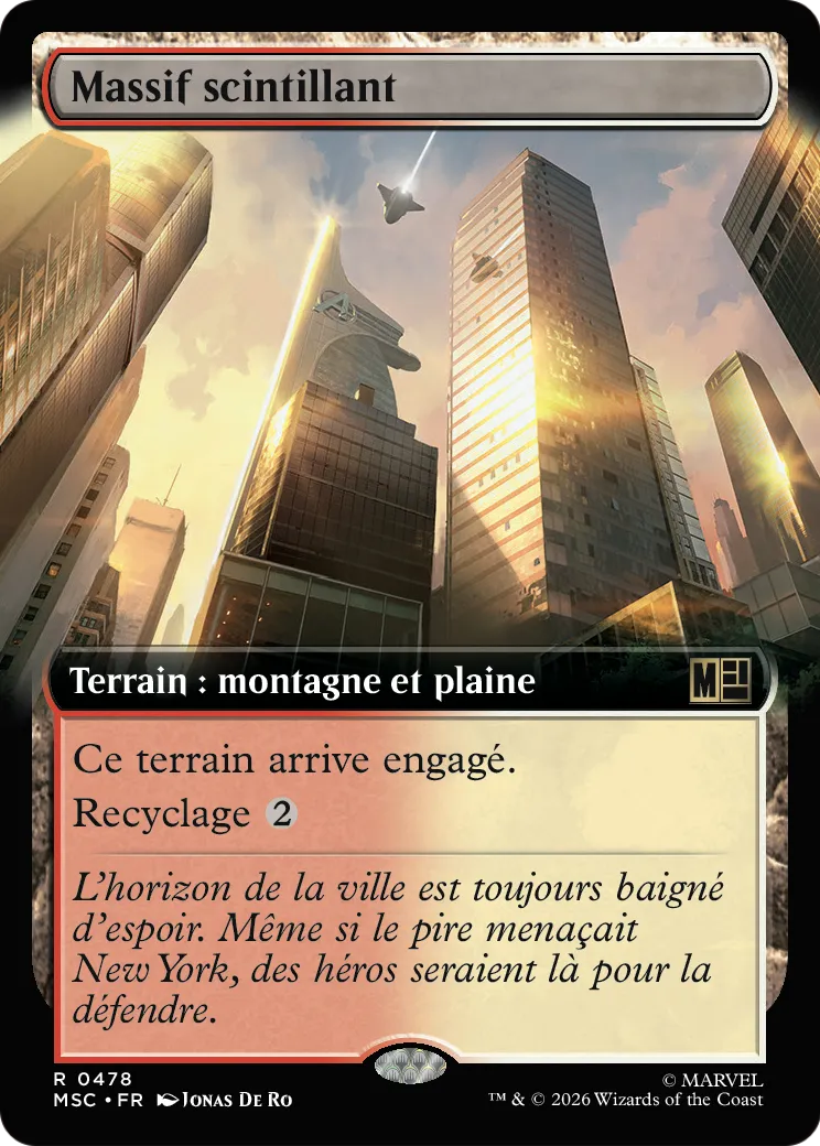 Massif scintillant — Marvel Super Heroes Commander — Magic: The Gathering