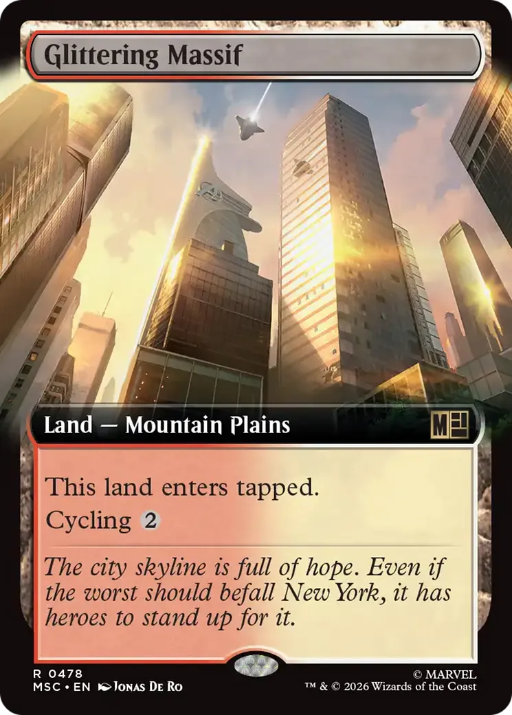 Glittering Massif — Marvel Super Heroes Commander — Magic: The Gathering