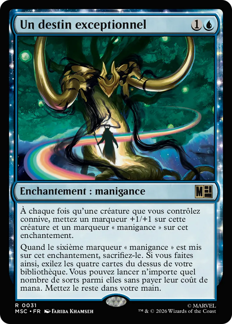 Un destin exceptionnel — Marvel Super Heroes Commander — Magic: The Gathering