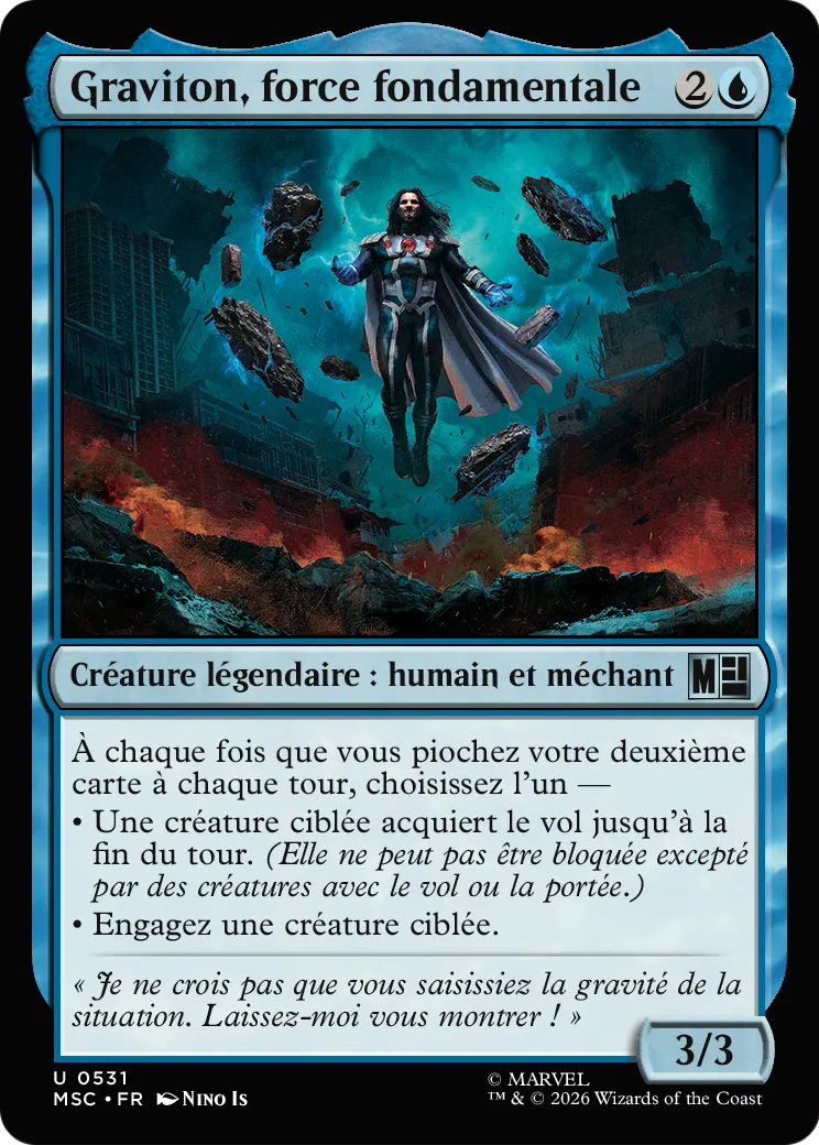 Graviton, force fondamentale — Marvel Super Heroes Commander — Magic: The Gathering
