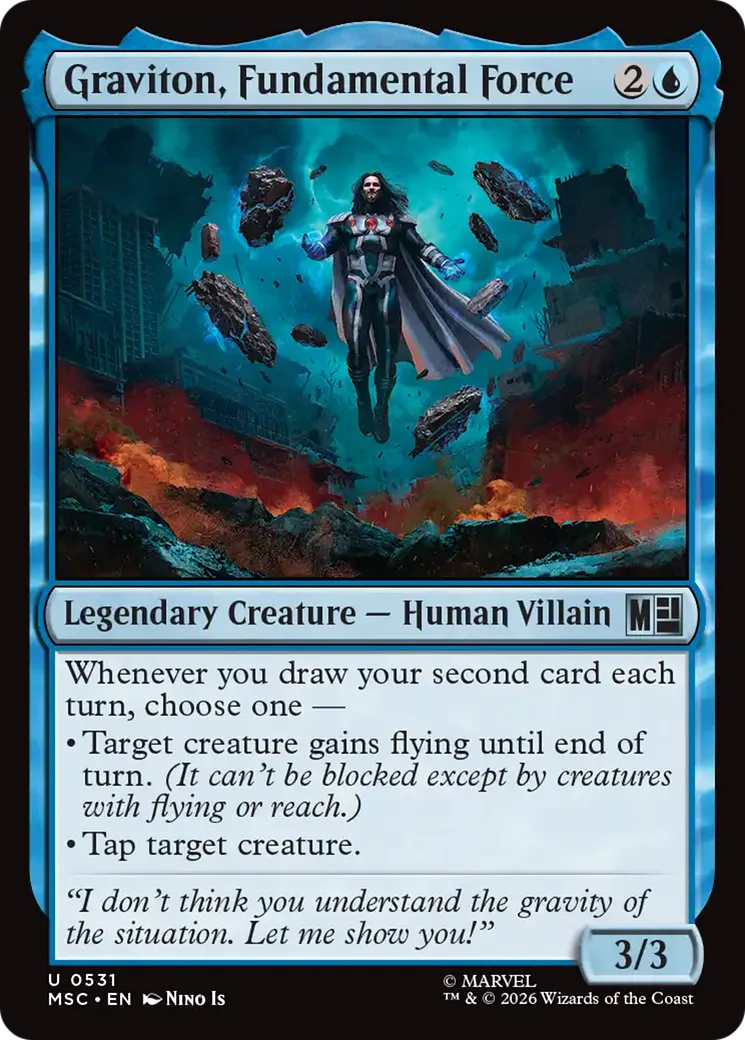 Graviton, force fondamentale — Marvel Super Heroes Commander — Magic: The Gathering