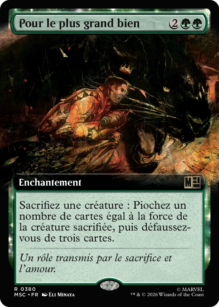 Pour le plus grand bien — Marvel Super Heroes Commander — Magic: The Gathering