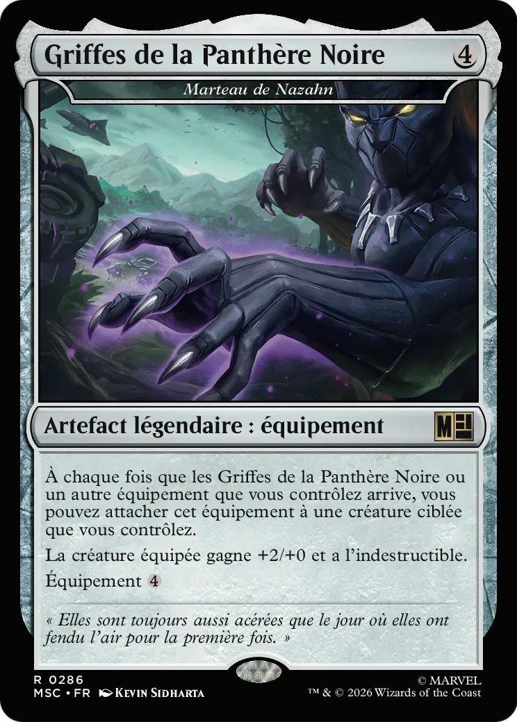 Marteau de Nazahn — Marvel Super Heroes Commander — Magic: The Gathering