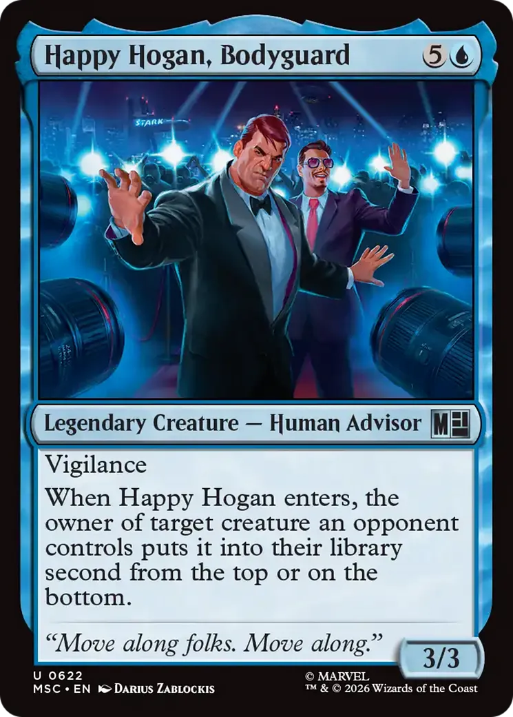 Happy Hogan, Bodyguard — Marvel Super Heroes Commander — Magic: The Gathering