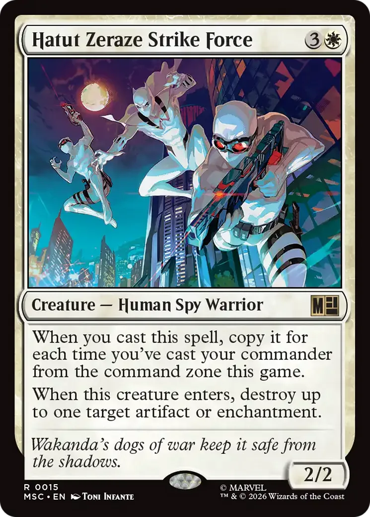 Hatut Zeraze Strike Force — Marvel Super Heroes Commander — Magic: The Gathering
